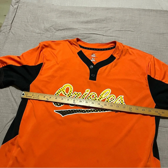 Baltimore Orioles Majestic Jersey Shirt Size XL Loose fit Cool Base Baseball MLB - Picture 6 of 6